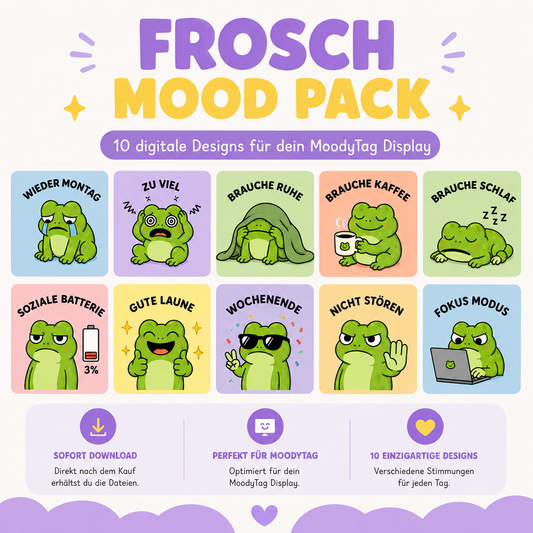 Frosch-Emoji-Pack