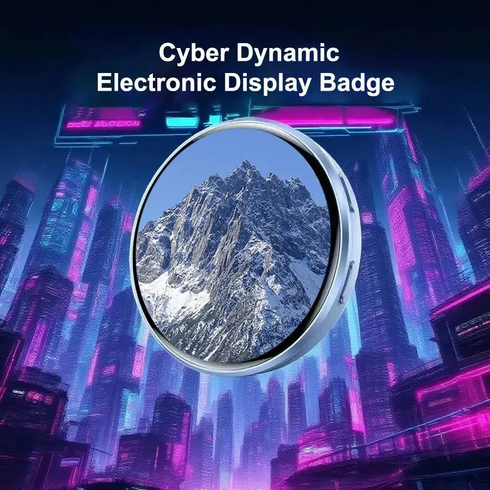 Smart Bluetooth Electronic Display Badge 7 Color LED App Control LED Badge Changing Images Two-Dimensional